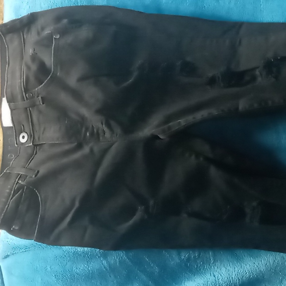 Sky high black jeans